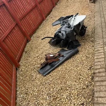 Outdoor work in progress
